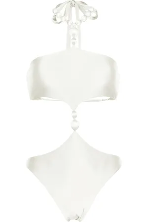 Cult Gaia Caitriona beaded swimsuit