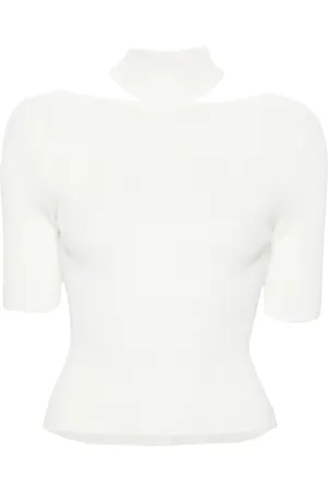 Cult Gaia Brianna ribbed T-shirt