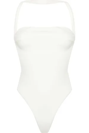 GCDS Couture halterneck swimsuit