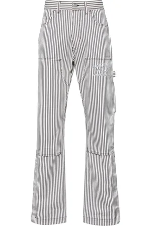 AMIRI Striped cotton carpenter trousers