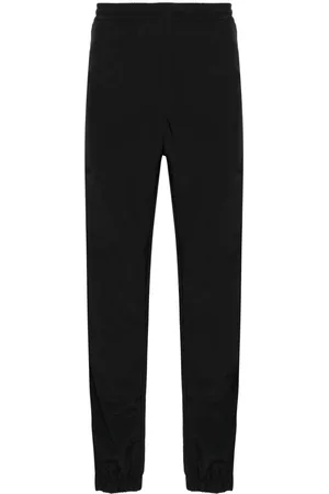 Msgm Logo-embroidered tapered trousers