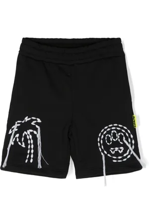 BARROW Embroidered cotton shorts