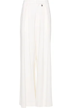 GIUSEPPE DI MORABITO Wool flared trousers