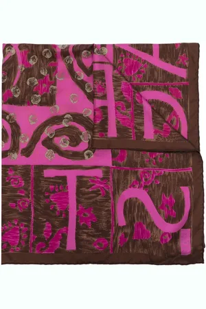 Christian Lacroix 2000s abstract-print silk scarf