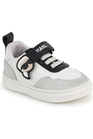 Karl Lagerfeld Logo-print leather sneakers