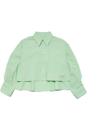 Maison Margiela Numbers-motif cotton shirt