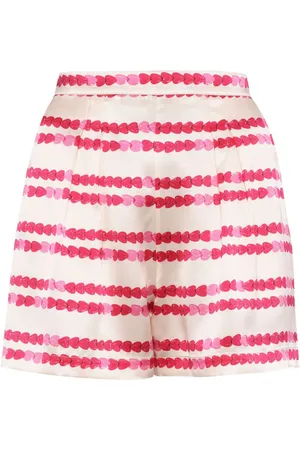 ERES Adorée heart-print silk shorts