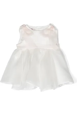 LA STUPENDERIA Bow-detailing silk dress set