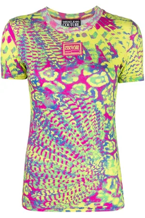 VERSACE Printed cotton T-shirt