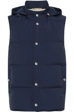 ELEVENTY Hooded padded gilet
