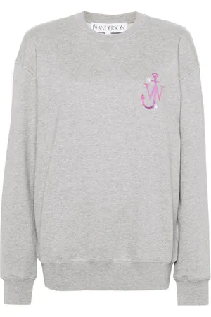 J.W.Anderson Embroidered-logo cotton sweatshirt