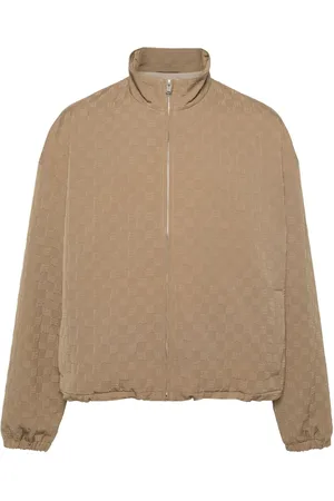 MISBHV Embossed-logo zip-up jacket