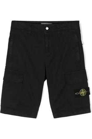 Stone Island Compass-badge cargo shorts