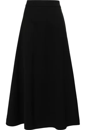 WARDROBE.NYC A-line wool midi skirt