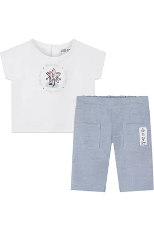 Kenzo Graphic-print cotton trouser set