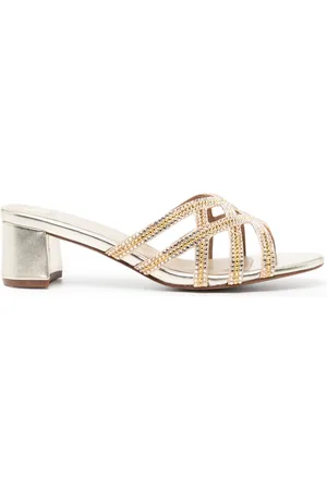 Nícoli Amos 50mm crystal-embellished sandals