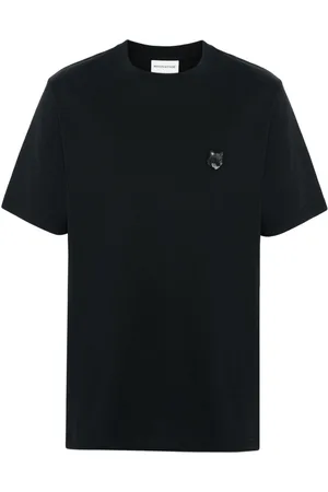 Maison Kitsuné Fox-patch cotton T-shirt