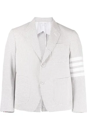 Thom Browne Striped single-breasted blazer