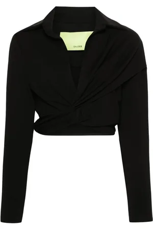 GAUGE81 Vallera cropped shirt