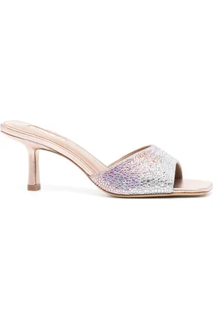 Nícoli Minerva 70mm crystal-embellished sandals