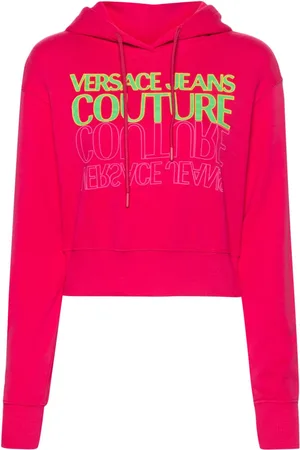 VERSACE Upside Down cropped sweatshirt