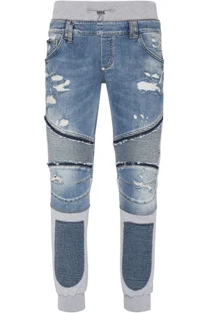 Philipp Plein Skull & Bones tapered jeans