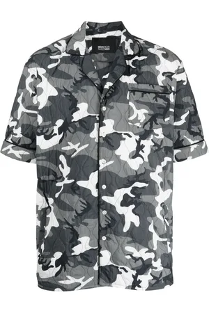 MOSTLY HEARD RARELY SEEN Quilted Camo short-sleeve shirt