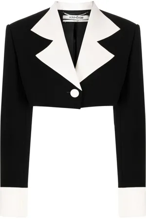 KIMHEKIM Two-tone cropped jacket