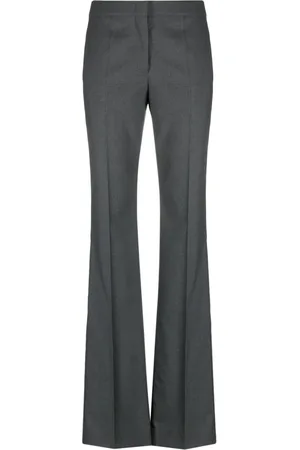 Moschino Straight virgin wool tailored trousers