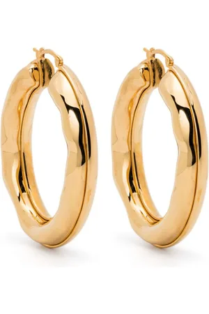Jil Sander Irregular hoop earrings