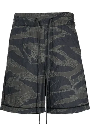 MOSTLY HEARD RARELY SEEN Quilted camouflage track shorts