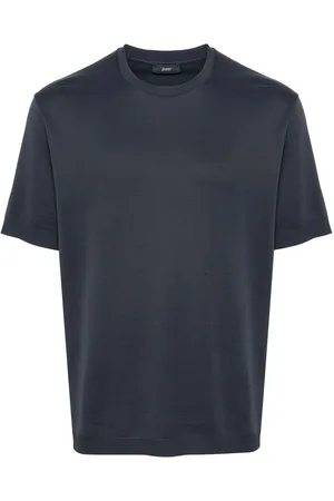 HERNO Logo-plaque knitted T-shirt