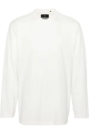 Y-3 Logo-embossed cotton T-shirt