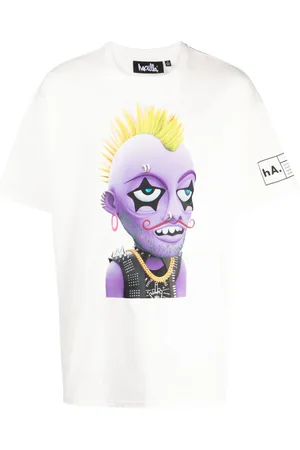 HACULLA Moe-print cotton T-shirt