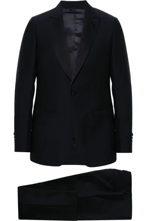 LARDINI Single-breasted wool blend suit