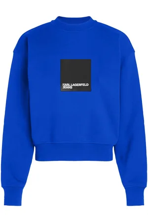 Karl Lagerfeld Logo-print organic-cotton sweatshirt