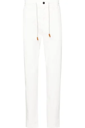 ELEVENTY Mid-rise straight-leg trousers