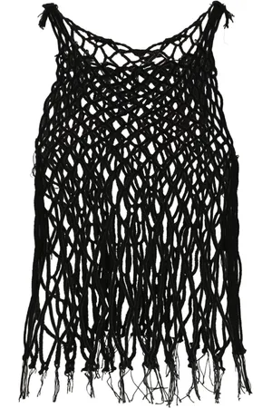 Maison Margiela Mesh sleeveless tank top