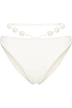MAGDA BUTRYM Pearl-detail bikini bottoms