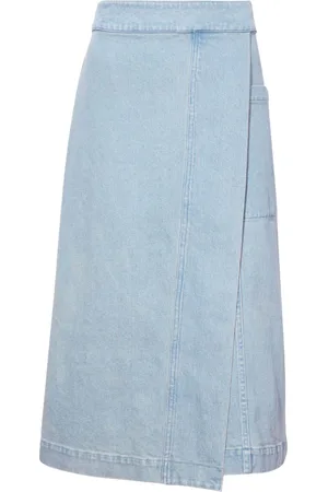 Proenza Schouler Iris denim midi skirt