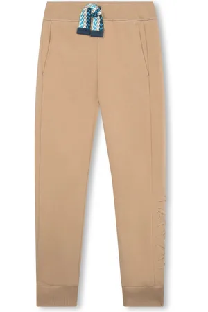 Lanvin Logo-embossed cotton track pants