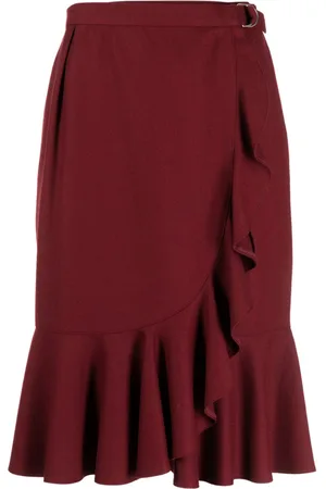 Dior Wrap-around midi skirt