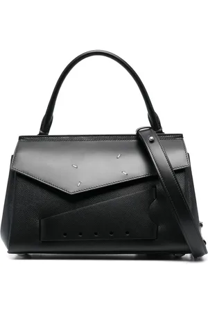 Maison Margiela Snatched leather tote bag
