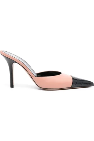 PARIS TEXAS 90mm two-tone mules