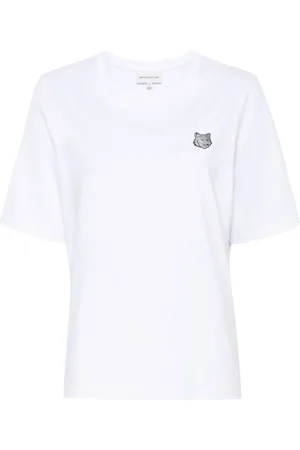 Maison Kitsuné Fox-appliqué T-shirt