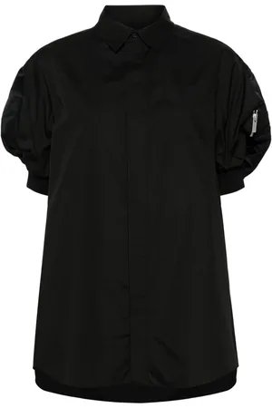 SACAI Poplin mini shirt dress