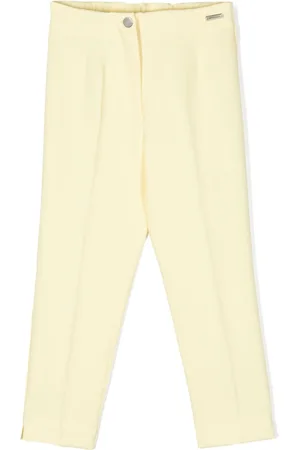 MONNALISA Straight leg crepe trousers