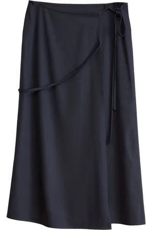 LEMAIRE Tied wrap midi skirt