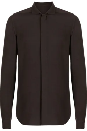 Rick Owens Plain long-sleeve shirt