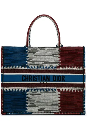 Dior 2019 large French Flag Book tote bag